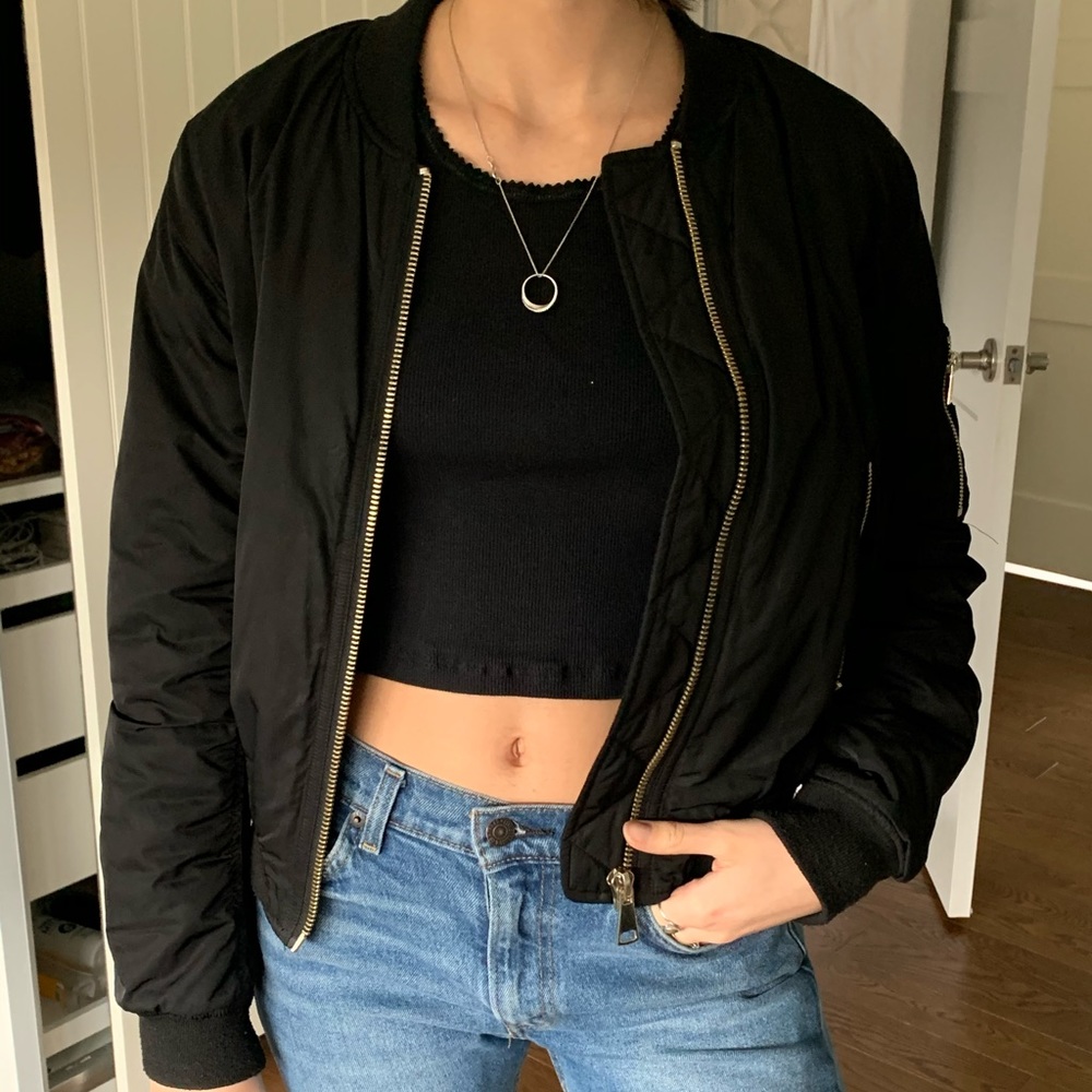 Top shop bomber jacket